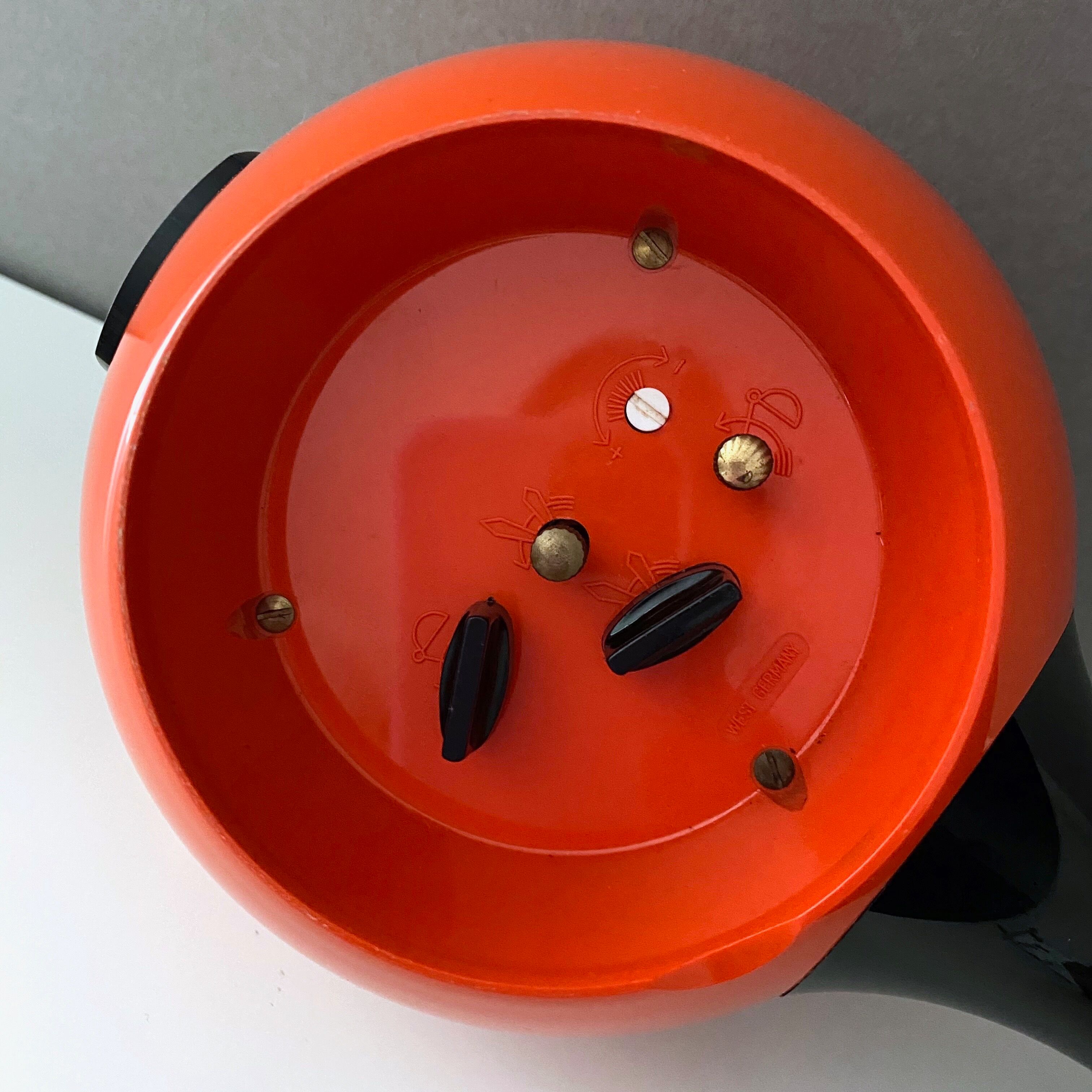 Blessing Space Age alarm clock, 70s Germany