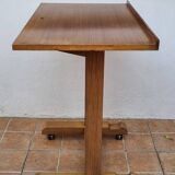 Vintage wooden and veneer drawing table