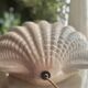 Paire de lampes en céramique nacrée en forme de coquillage, BON DÍA, années 60