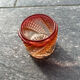 Baccarat Serpentine toilet set, pink crystal, 3 pieces