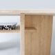 Table basse en travertin vintage