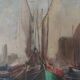 Tableau marine vers 1940 par Claude Marcy