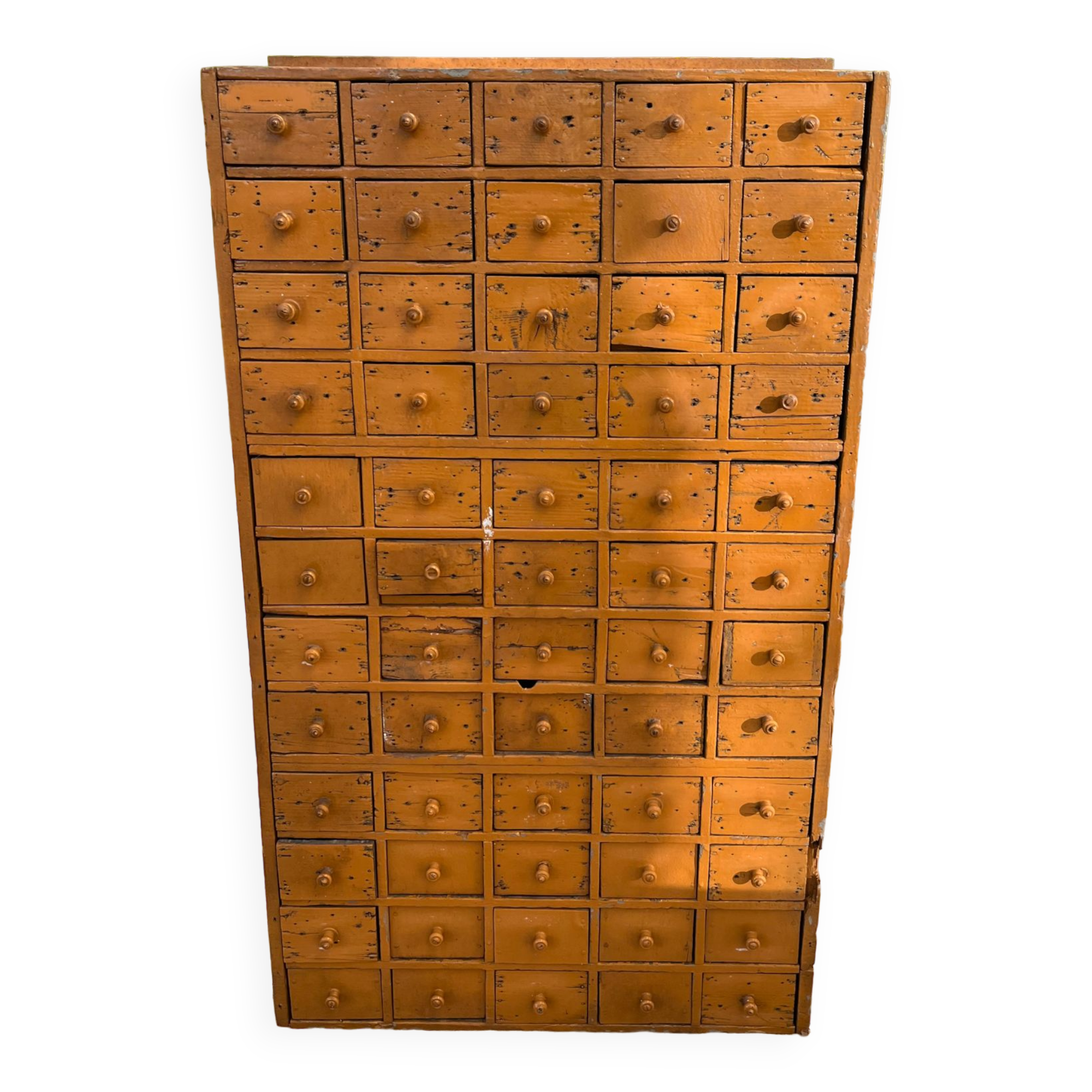 Industrial wooden drawer cabinet