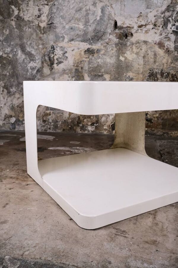 Grande table d'appoint, Valérie Doubroucinskis pour Rodier, 1970s