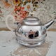 Vintage English teapot in chromed metal and bakelite "Denlagh Products"