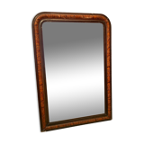 Mirror with wooden frame