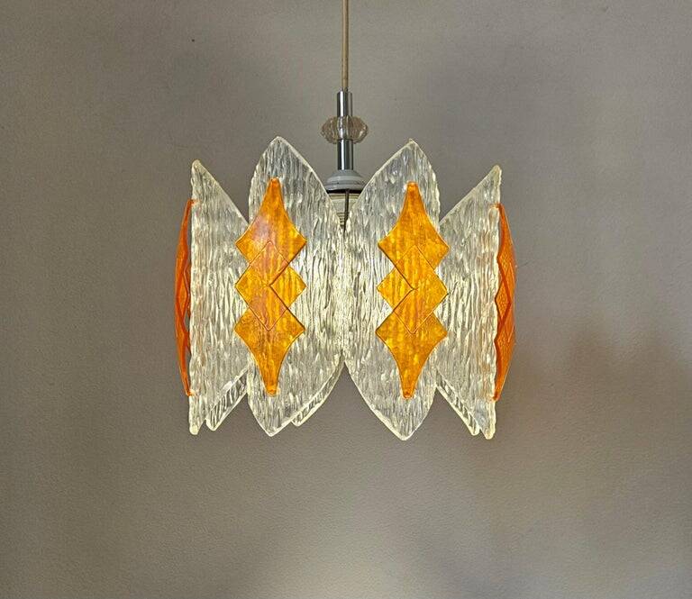 Rare Midcentury Pendant, Germany, 1970s