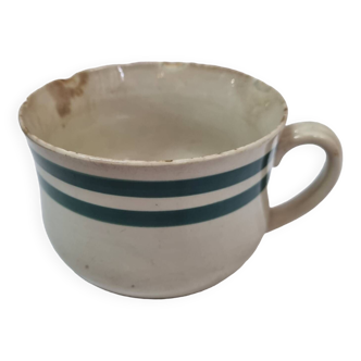 K&G Lunéville cup, vintage earthenware