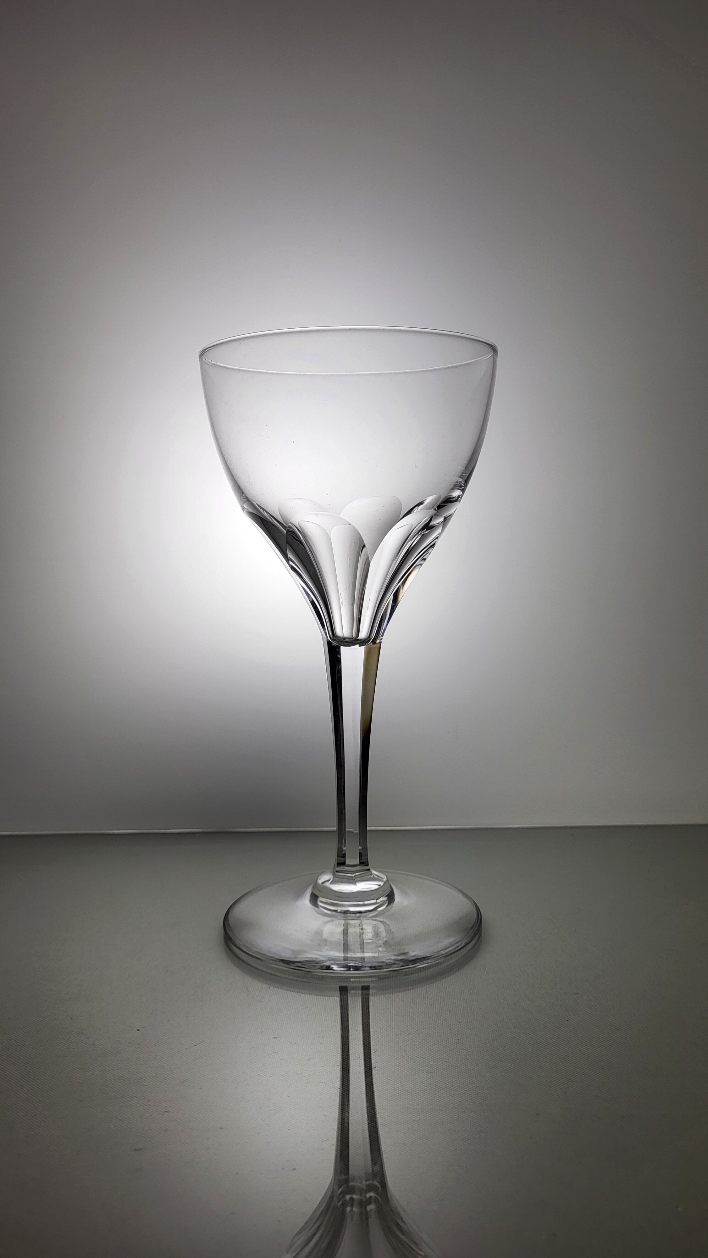 Crystal water glass Val Saint Lambert