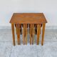 Scandinavian teak coffee tables, 1960.