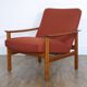 Fauteuil vintage scandinave en teck 1960