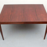 Salle à manger extensible des années 1960 en palissandre, restaurée