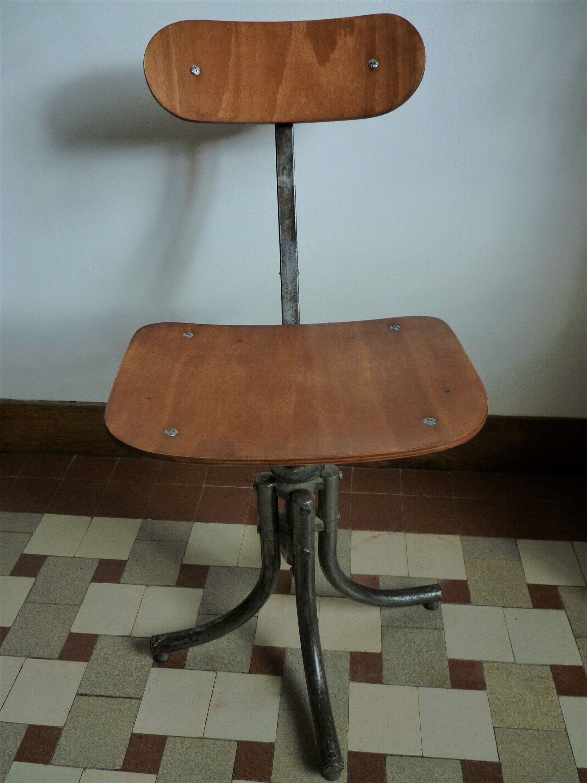 Chair, vintage stool 1950