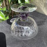 4 Cups in colored cut crystal – Val Saint Lambert