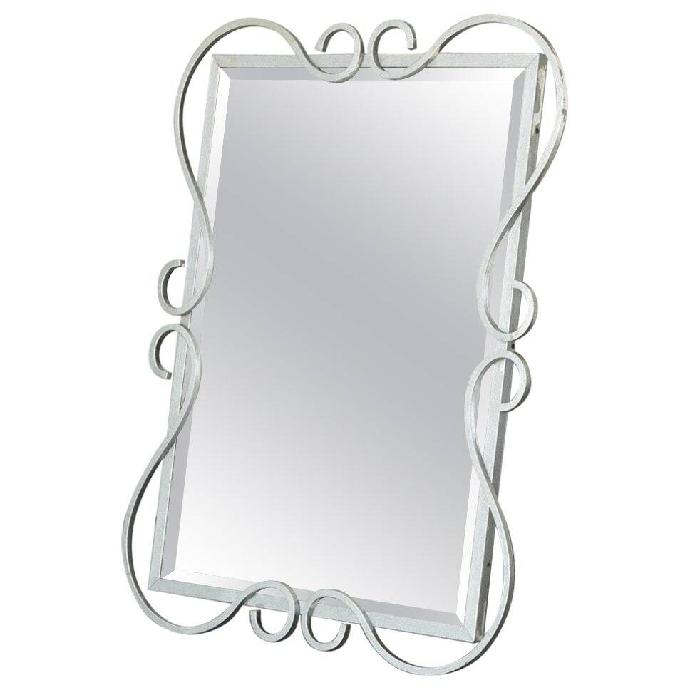 Mid-century metal mirror by Mirox Belgium, 1950