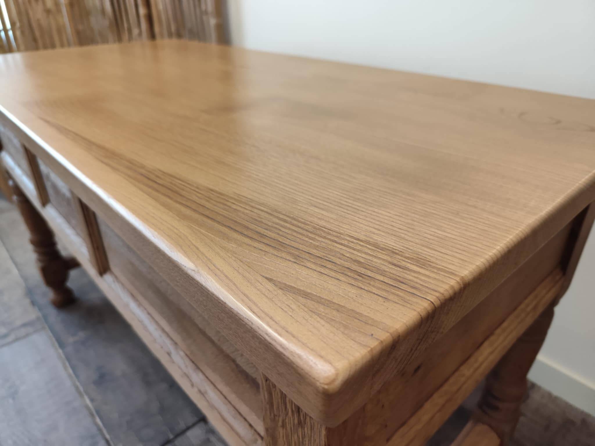 Solid oak desk