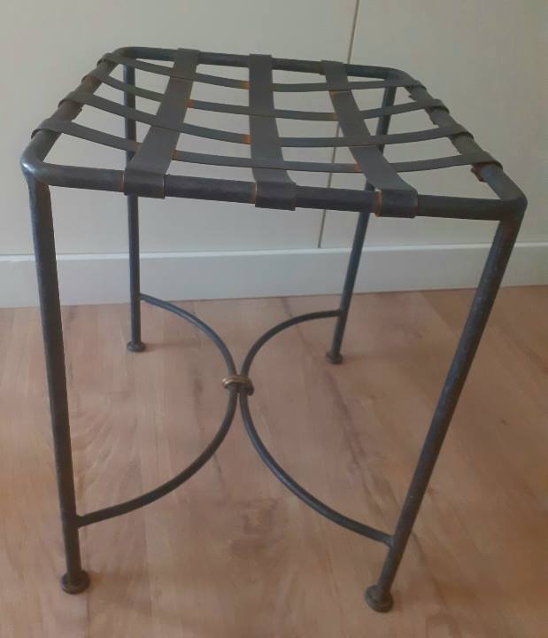 Wrought iron seat