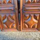 2 paires de portes 19 ème en noyer