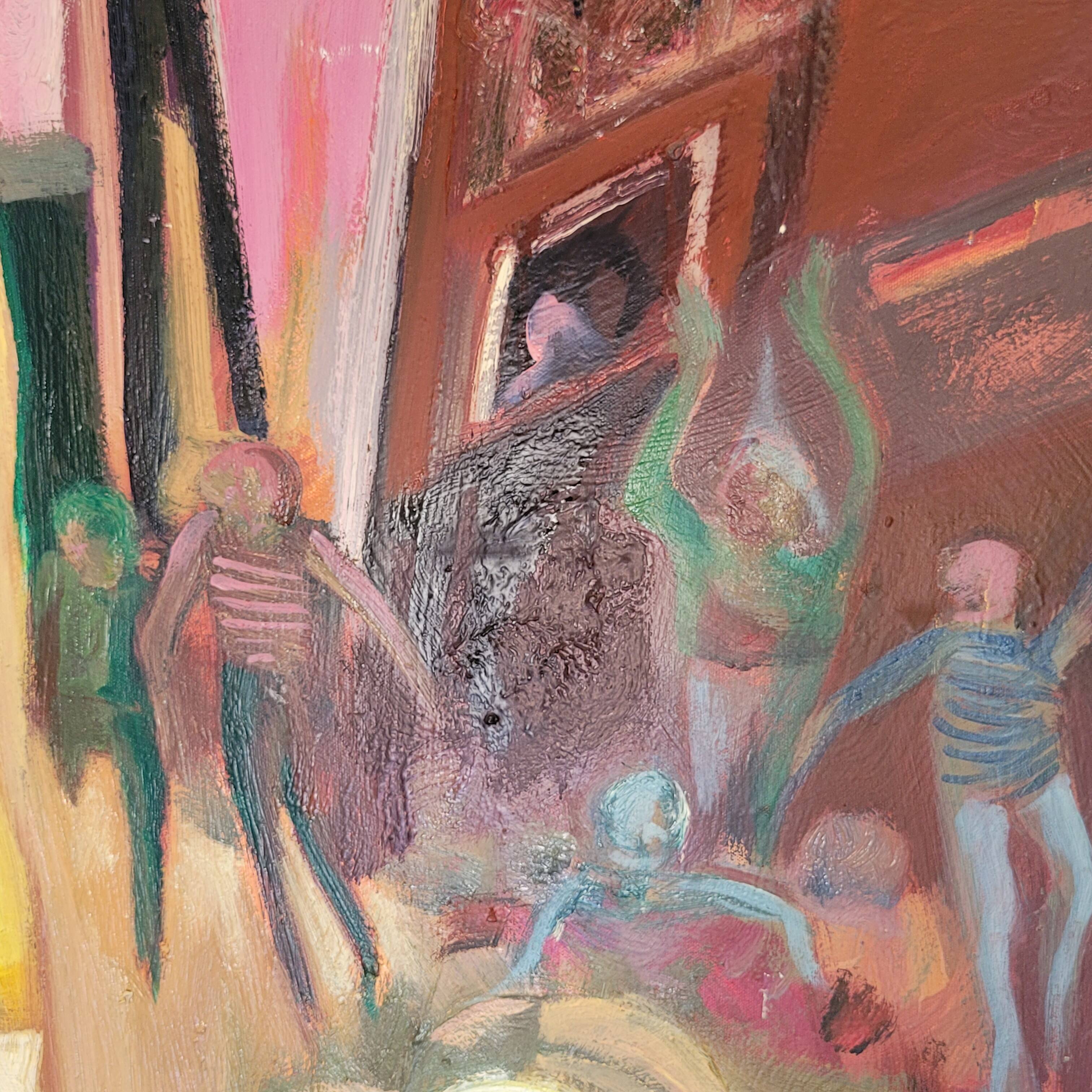 Painting Alain Richard (1933/2017) oil on canvas