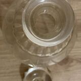 Superb old faceted liquor carafe