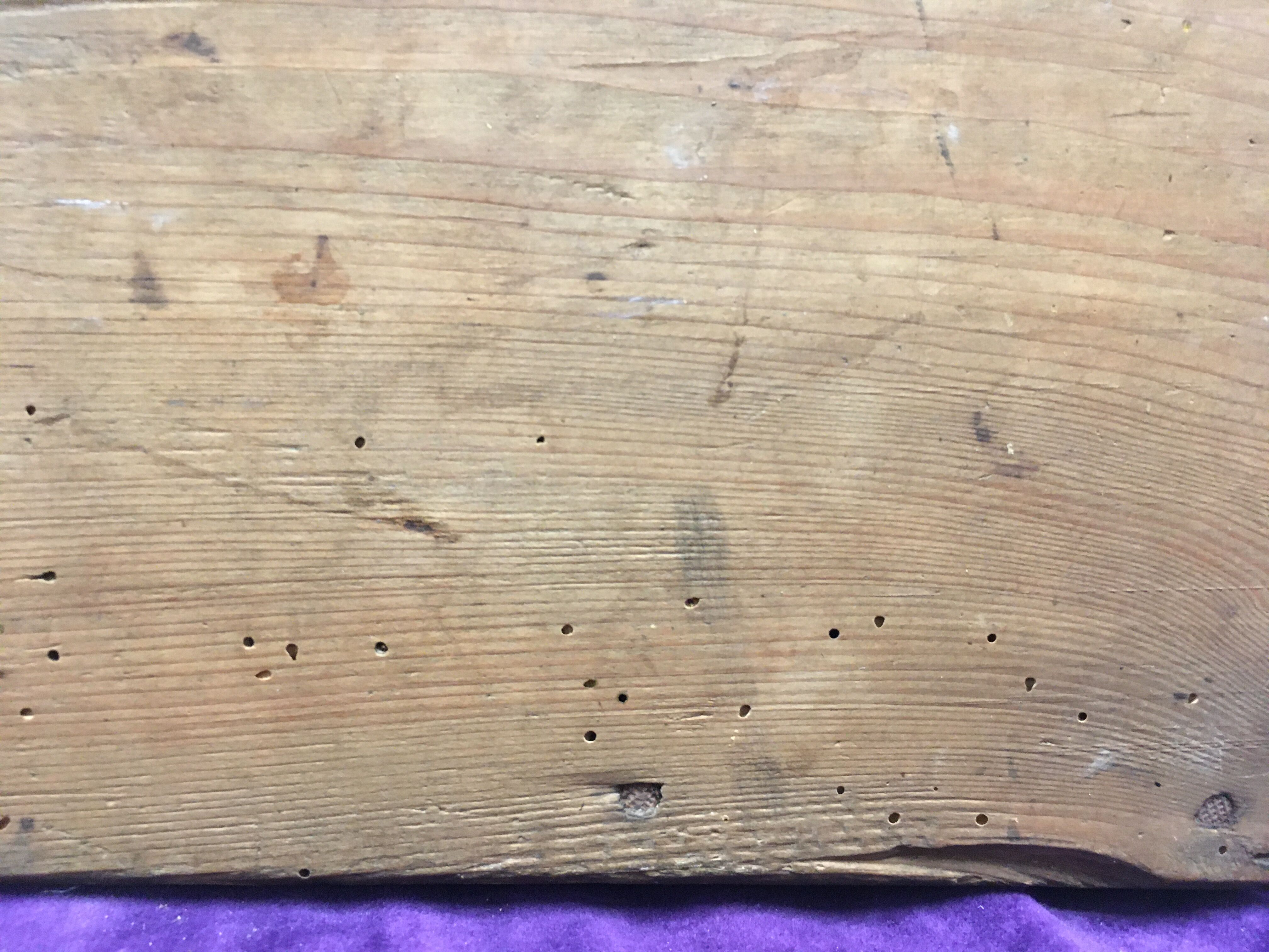 Butcher's log tray old grocery store