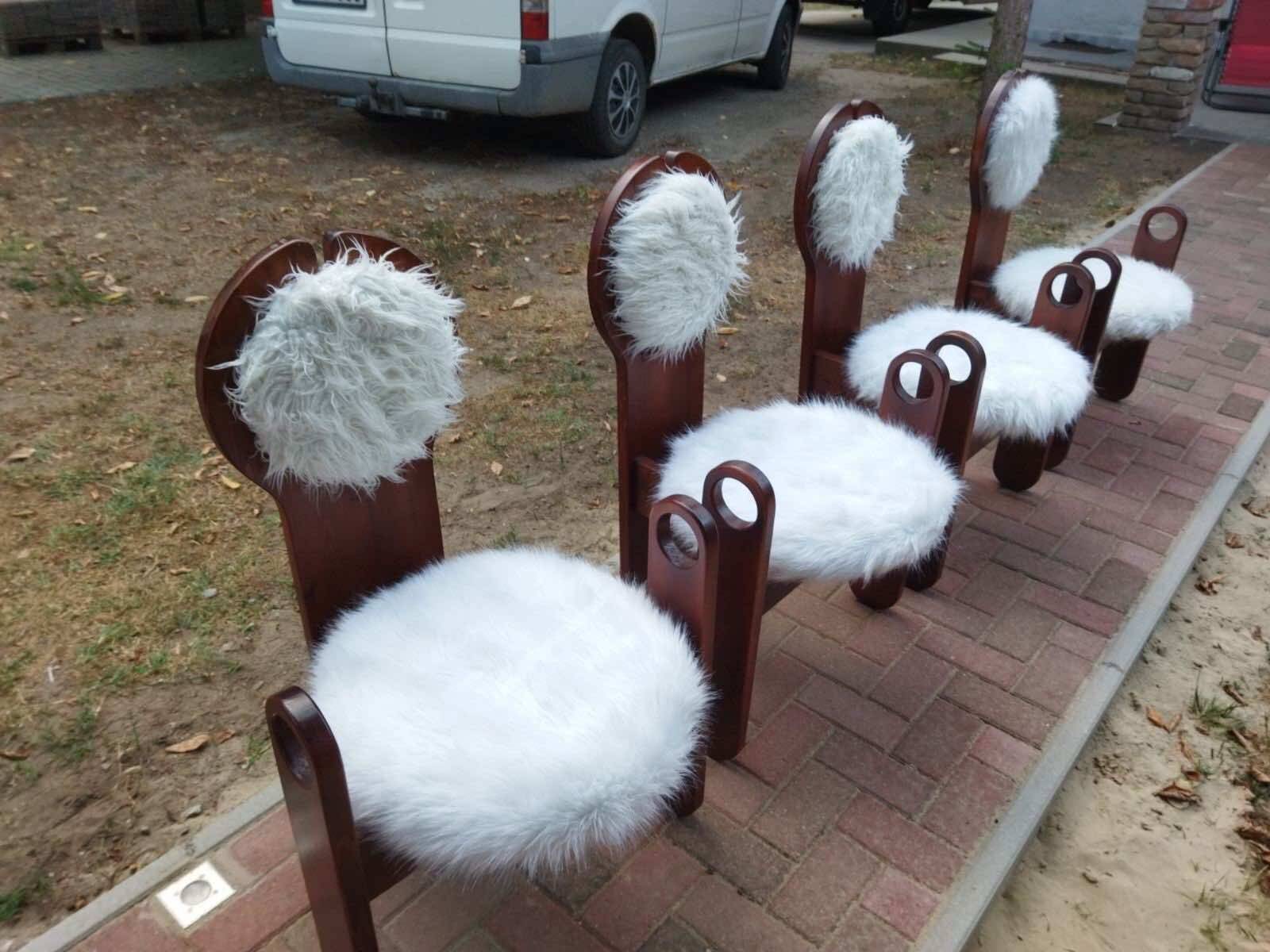 Vintage dining chairs by Szedleczky, 1970s, set of 4