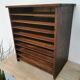 Range document vintage classeur trieur