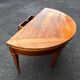 Directoire half-moon walnut table