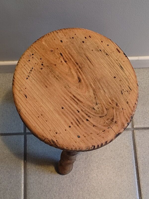 Solid wood stool legs tripod Aero-gummed