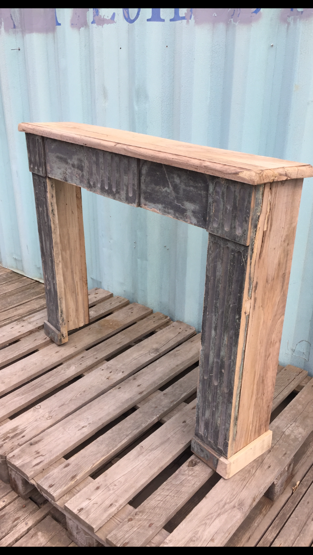 Old fireplace mantle