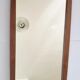 Midcentury Long Teak Wall Mirror, Denmark, 1960s