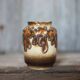 Ceramic vase VEB Haldensleben, West Germany, fat lava vase, 3054