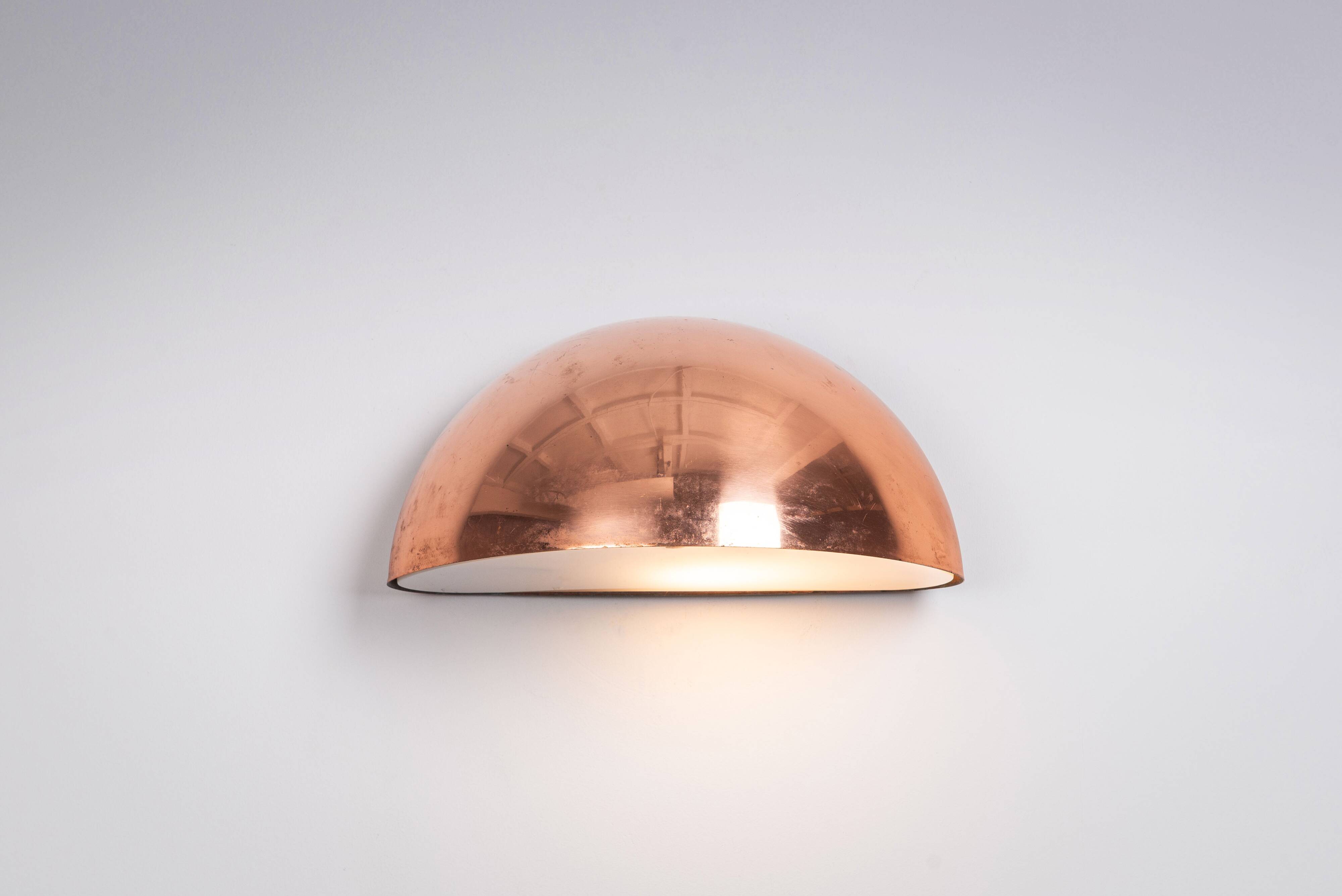 Horn Belysning Type 6650 wall lamp in copper