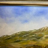 Old painting, Provencal landscape, signed, 60s/70s
