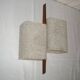 1960s Scandinavian style double wall light