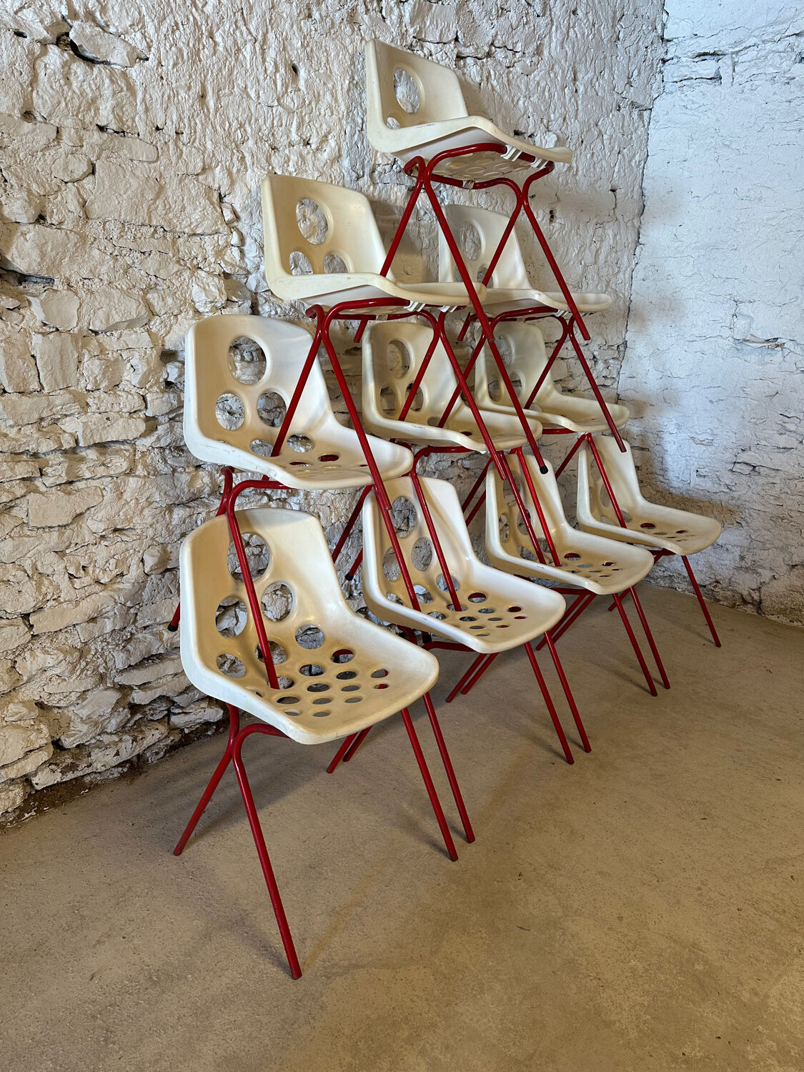10 vintage design Sicopal chairs