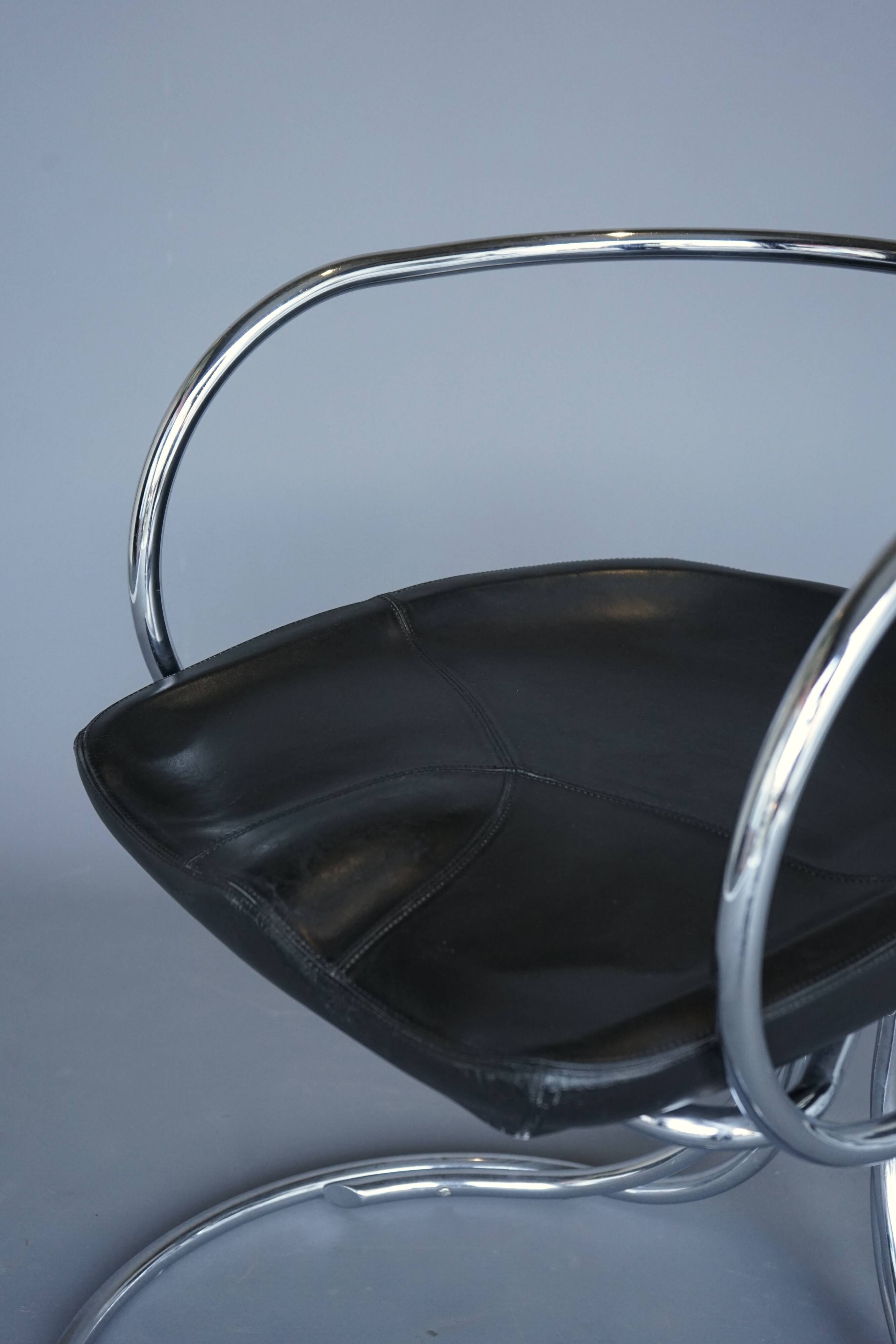 Rare Tatlin chair by Vladimir Tatlin for Nikol Italy, 1970s