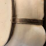 Old dish mounted in ceramic, scallop