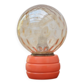 Pop orange globe lamp