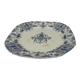 Plat sur piédouche en Faïence de Gien   Terrre de fer numéroté 42 fin XIX ème Diam 25 cm