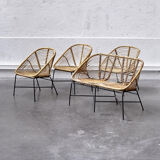 Rattan sofa
