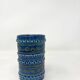 Bitossi ceramic blue green vase