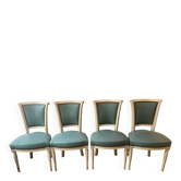 4 chaises style Louis XVI