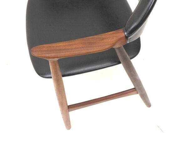 Lot de 2 chaises Mahjongg en corne de vache