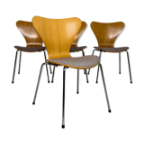 4 chairs Series 7 – Arne Jacobsen for Fritz Hansen