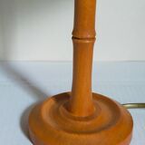 “Bamboo” lamp in vintage turned wood