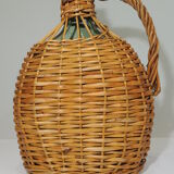 Rattan bottle vintage