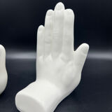 Vintage hand bookends