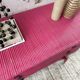 Commode rotin rose vintage