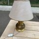 Vintage lamp with a bronze and gold brass ball base by Gura Leuchten.